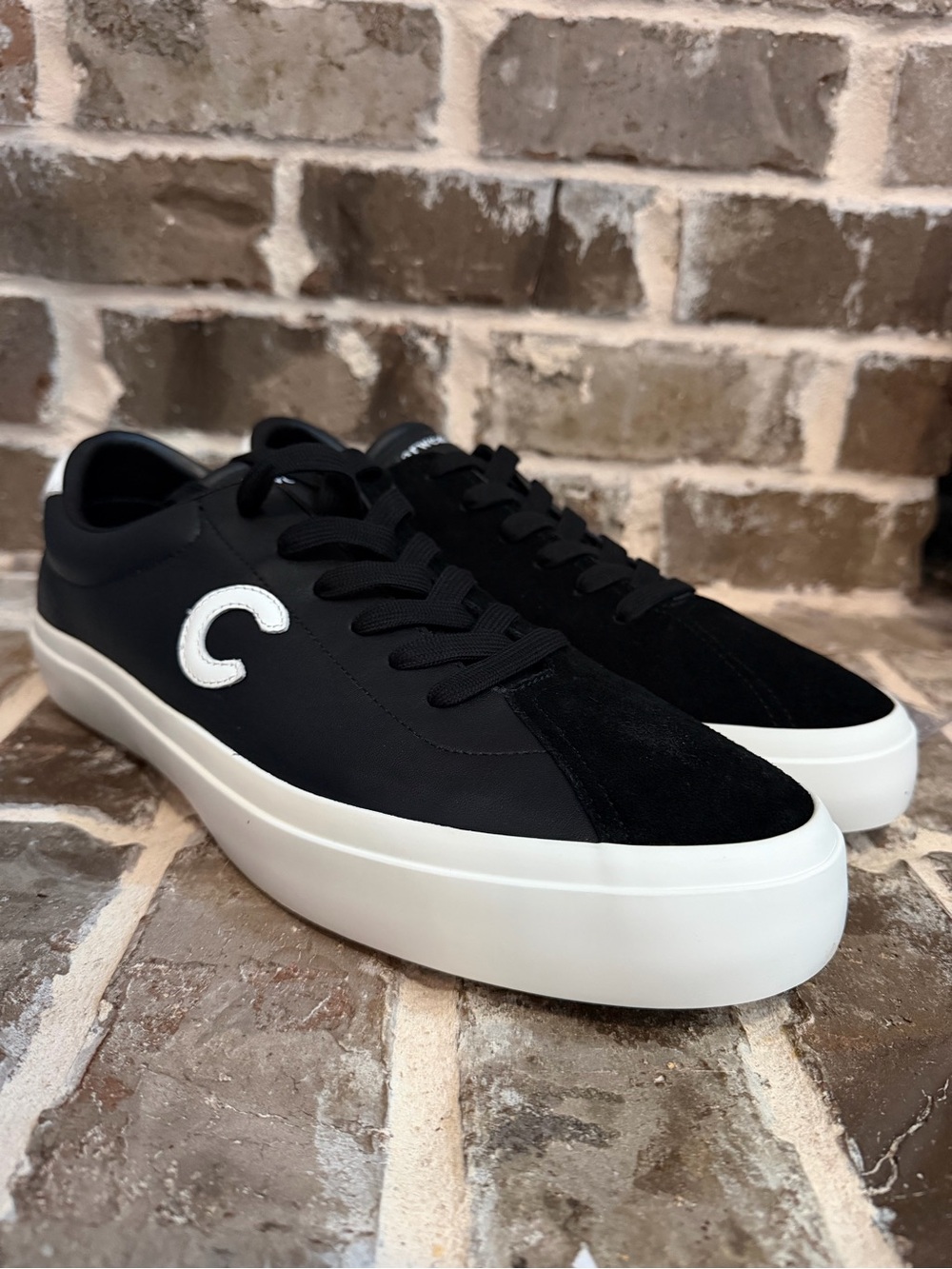 Clearweather Continental black and white low-profile sneakers 👟 Size 14